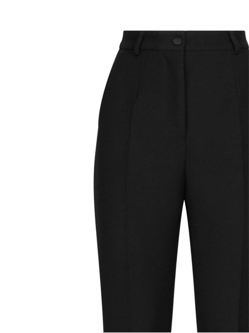 Black virgin wool pants Dolce & Gabbana | FTAM0TFU21EN0000